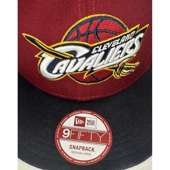 Cleveland Cavaliers New Era 9Fifty Snapback Hat Cap Basketball NBA Lebron James - Picture 5 of 9